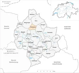 Karte von Rickenbach
