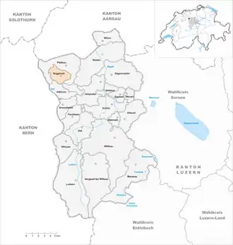 Karte von Roggliswil