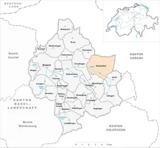 Karte von Rothenfluh