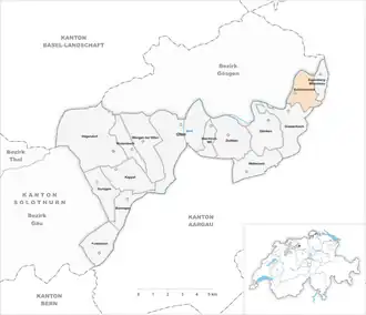 Karte von Schönenwerd