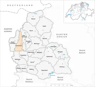 Karte von Schleinikon