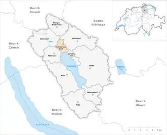 Karte von Schwerzenbach