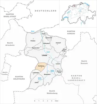 Karte von Seltisberg