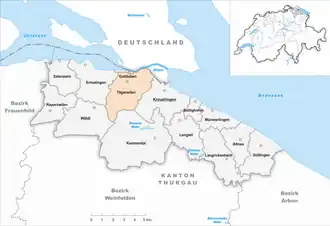 Karte von Tägerwilen (mit Tägermoos)