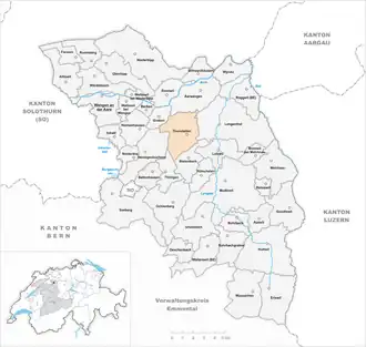 Karte von Thunstetten