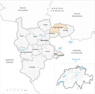 Karte von Tobel-Tägerschen