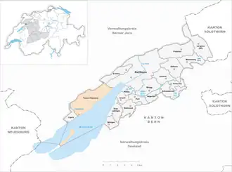 Karte von Twann-Tüscherz