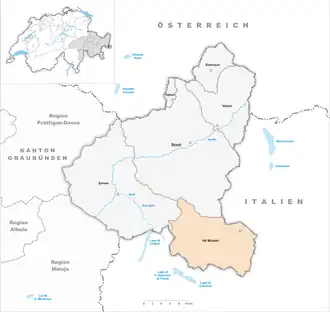 Karte von Val Müstair