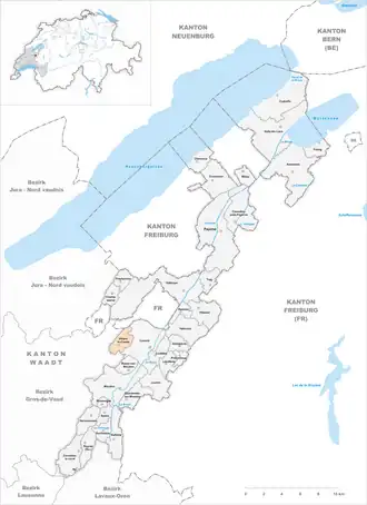 Karte von Villars-le-Comte