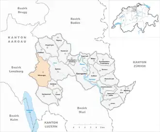 Karte von Villmergen