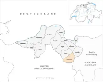 Karte von Wegenstetten