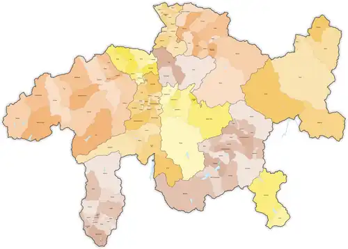 Politische Gemeinden des Kantons