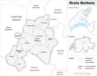 Karte von Kreis Bottens