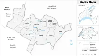 Karte von Kreis Oron