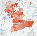 Amtsbezirke des Kantons Bern bis 31.&nbsp;Dezember 1975