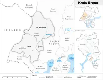 Karte von Breno
