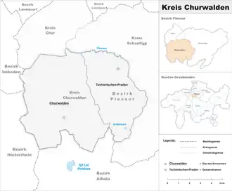 Karte von Churwalden
