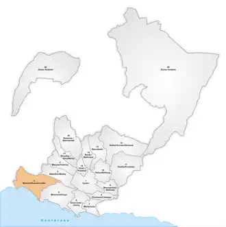 Karte von Montoie/Bourdonnette