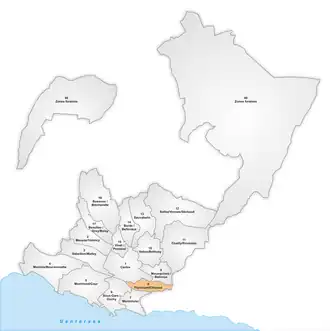 Karte von Florimont/Chissiez