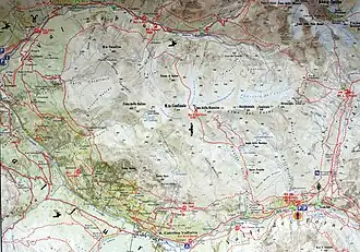 Karte des Confinalekamms