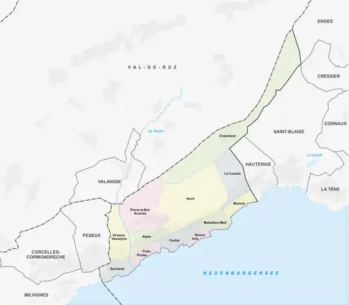 Neuenburger Quartiere