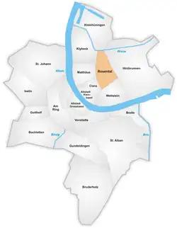 Karte von Rosental