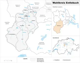 Karte von Wahlkreis Entlebuch