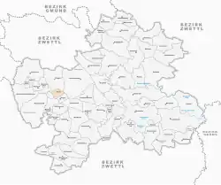 Lage von Gerlas in Zwettl