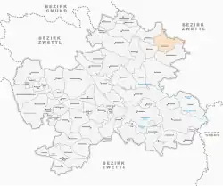 Lage von Oberndorf in Zwettl