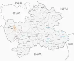 Lage von Rosenau Dorf in Zwettl