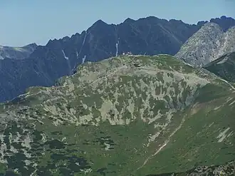 Blick von Westen mit der Hohen Tatra im Hintergrund