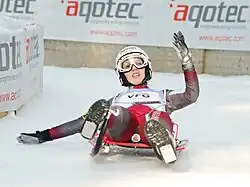 Katrin Mladek im Training bei der EM 2010