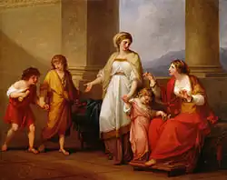 Angelica Kauffmann, Cornelia, Mutter der Gracchen, 1785