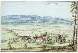 Das Kloster Frienisberg um 1670