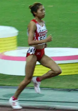 Die elftplatzierte Kayoko&nbsp;Fukushi