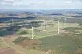 Luftbild des Windparks Drackenstein 2023-10