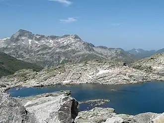 Blick vom Brunnkarsee auf den Keeskogel