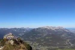 Kehlsteinhaus und Voralpen (Richtung Norden)