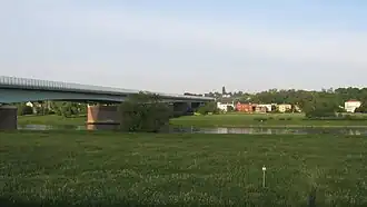 Ortsansicht von der rechten Elbseite