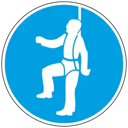 KennV Gebotszeichen AuffanggurtAnlegen