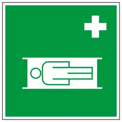 KennV Rettungszeichen Krankentrage