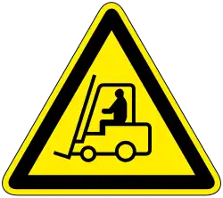 KennV Warnzeichen Flurförderzeugen