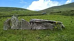 Die Megalithanlage Blickrichtung Norden