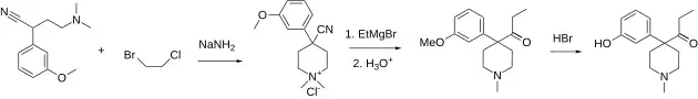 Synthese von Ketobemidon