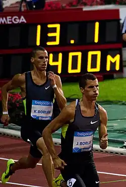 Die Zwillinge Kevin und Jonathan&nbsp;Borlée belegten die Ränge fünf und&nbsp;sechs