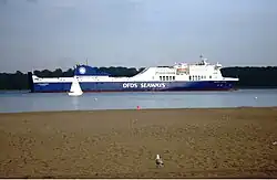 Schiffsverkehr in der Friedrichsorter Enge