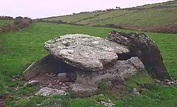 Wedge Tomb von Killough Ost