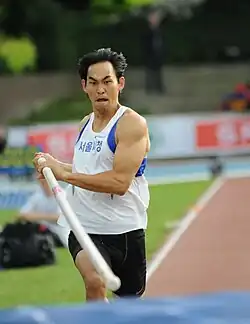 KimYoo-Suk geteilter Rang elf mit 5,55&nbsp;m