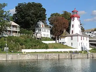 Kincardine Harbour mit Leuchtturm