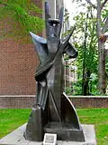 Archipenko: König Salomon, Bronze, 1963, Philadelphia